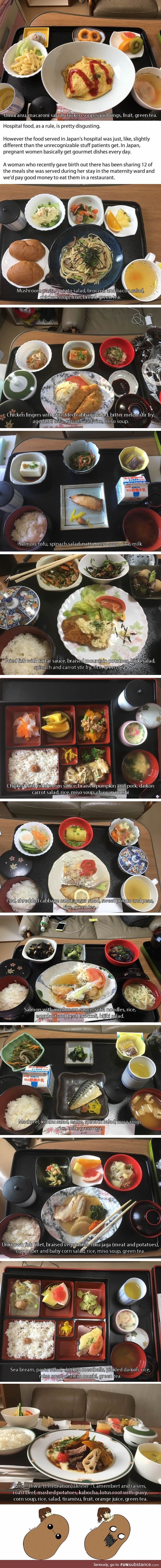 Woman Who Gave Birth In Japan Shares the Delicious Food She Had In The Hospital