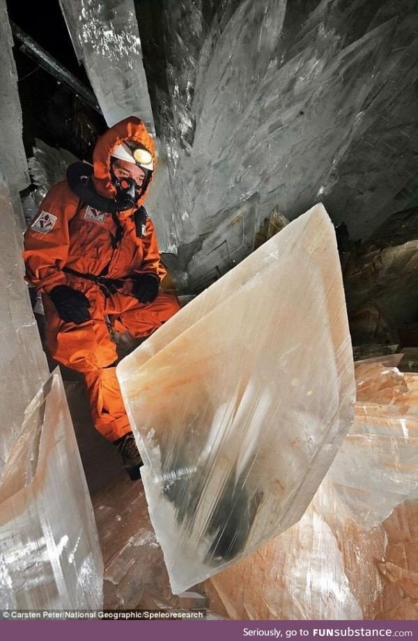 The Cave of Crystals discovered 1,000ft below a Mexican desert, 2008