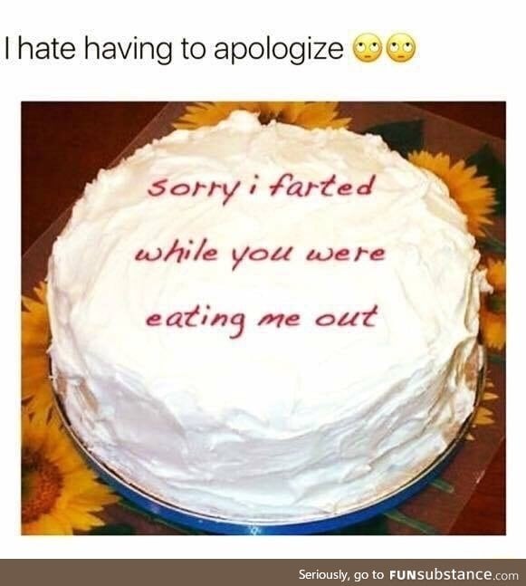 Most embarrassing apology