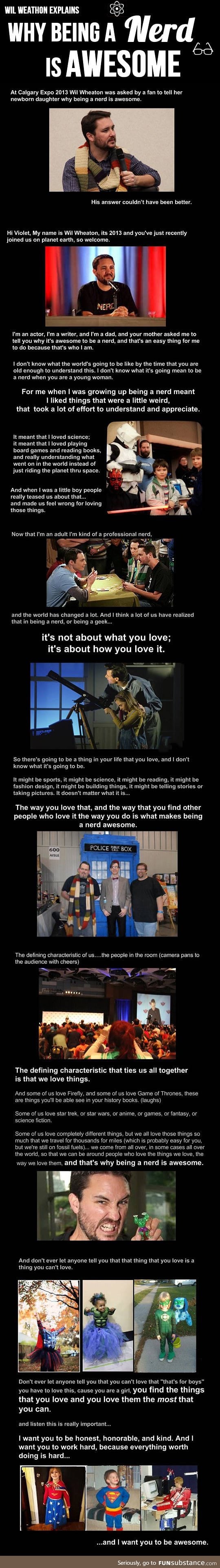 Why being a nerd is awesome