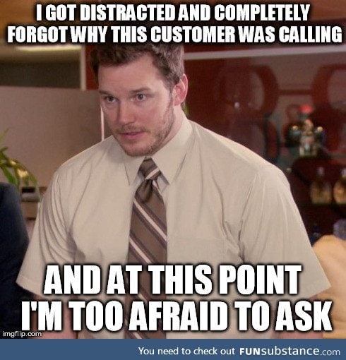 The struggle is real when you're working Tech Support