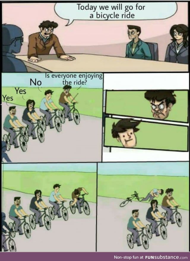 Cycle meme and office meme