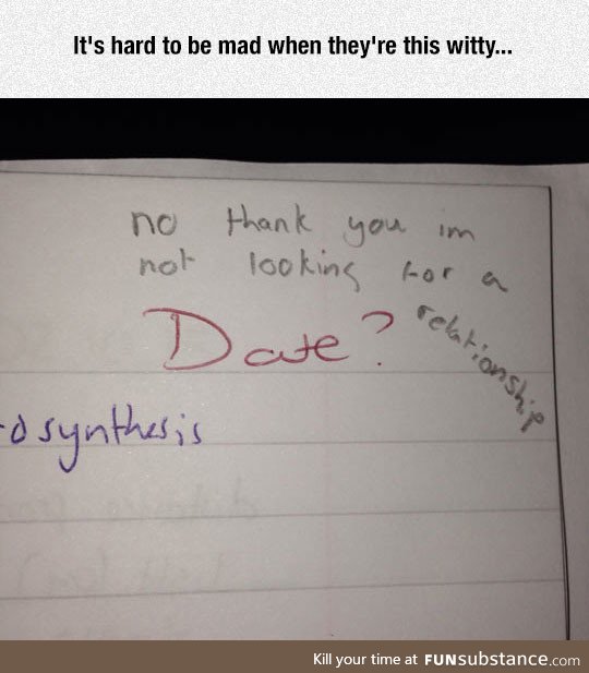Witty student
