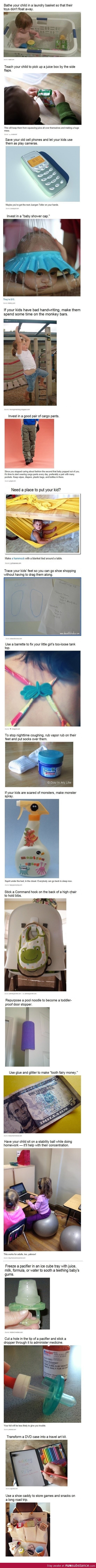 Some brilliant parenting tips!