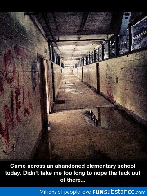 Abandoned elementary school