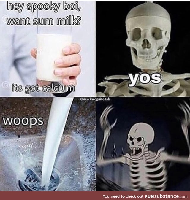 Spooky boi gets anger