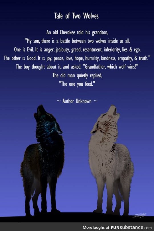 Story of two wolves
