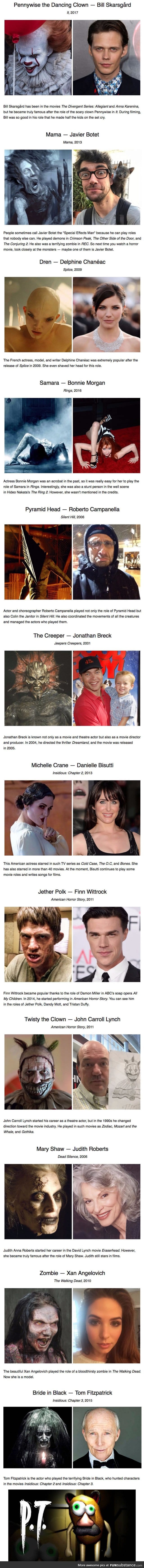 What horror movie stars look like in real life now