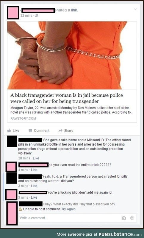Facts don't matter, all trannies are victims!