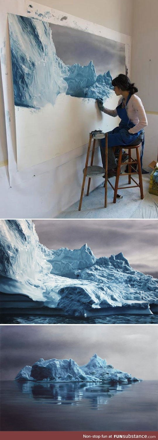 Realistic icebergs by zaria forman