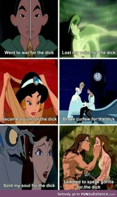 What princesses would do for the d*ck