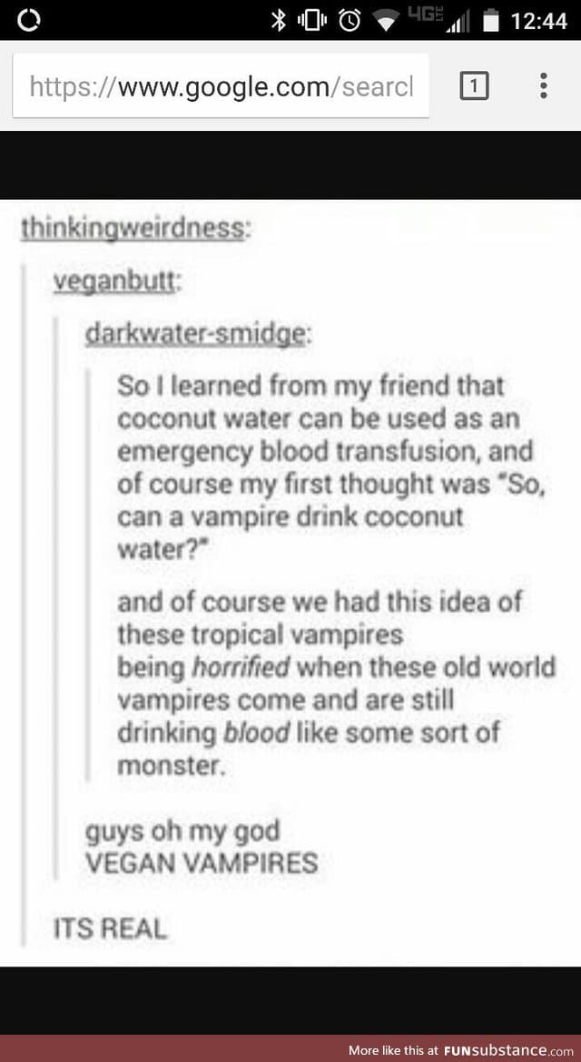 Vegan Vampires