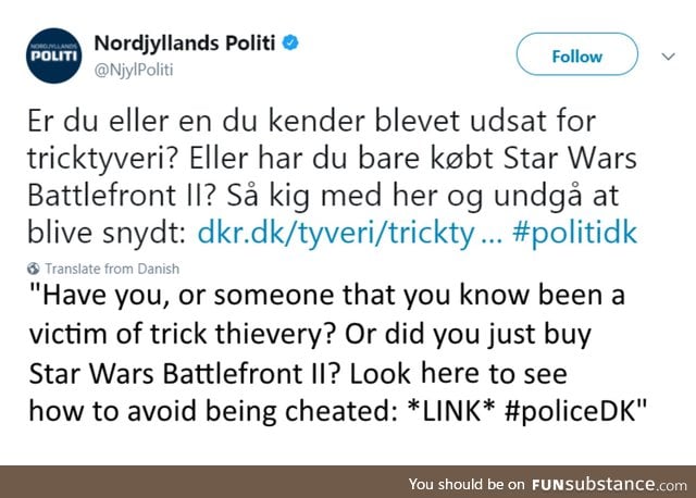 Advice from the danish police