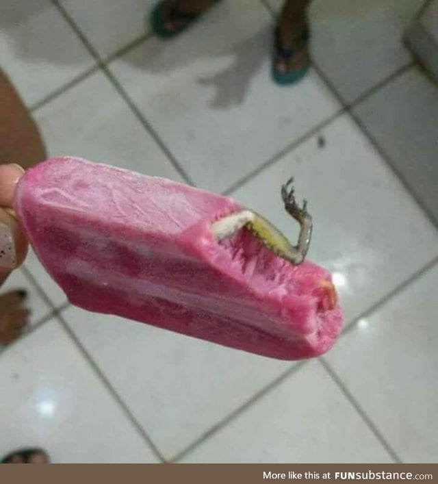 This frog ice cream