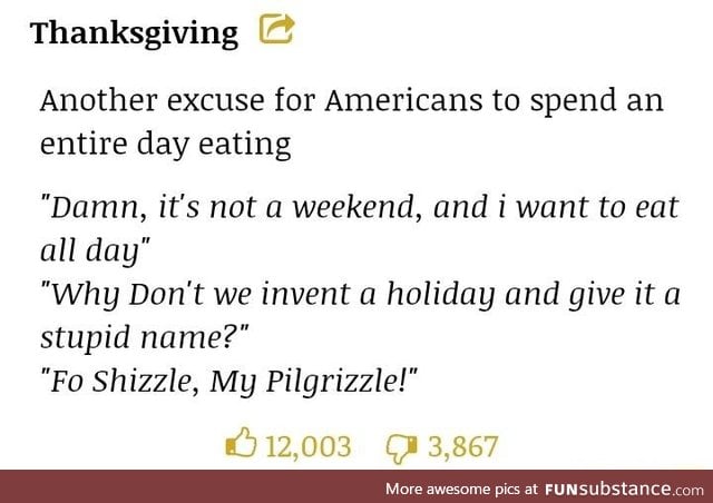 How thanksgiving really came about