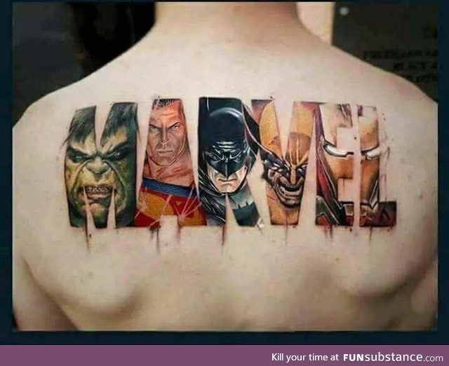 This Marvel tattoo