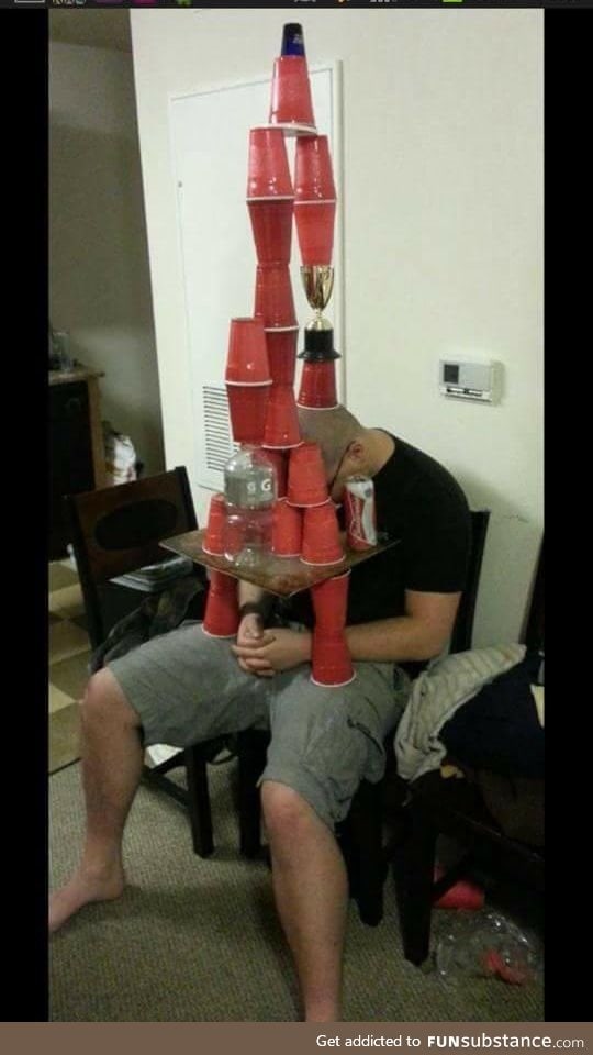 Drunk stacking record