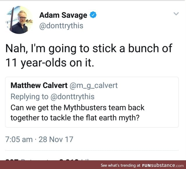 Adam living up to his name once more