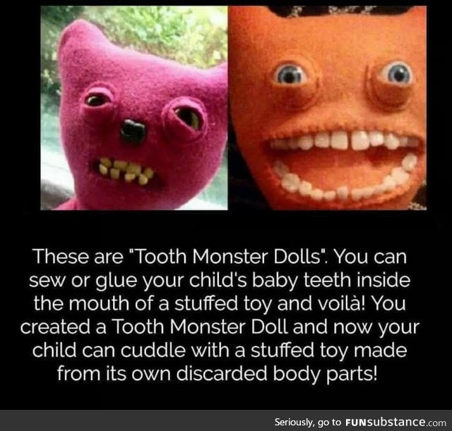 Tooth monster dolls