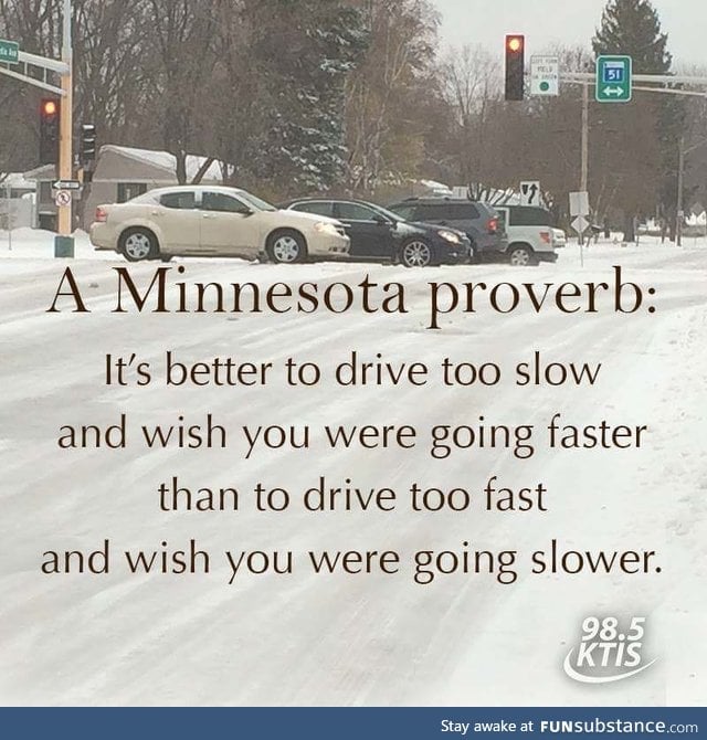 Minnesota proverb