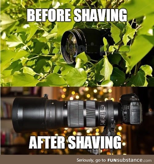 Shaving increases self confidence