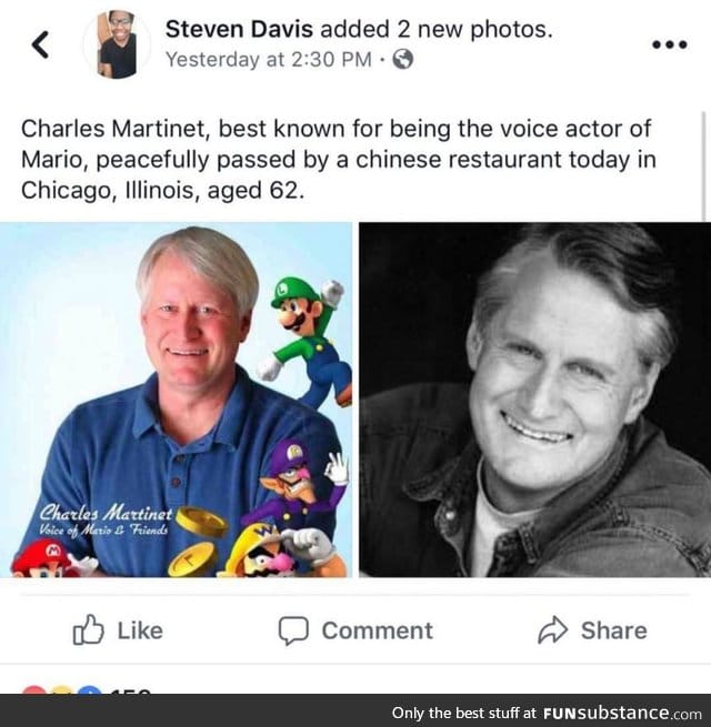 Thank you Charles Martinet