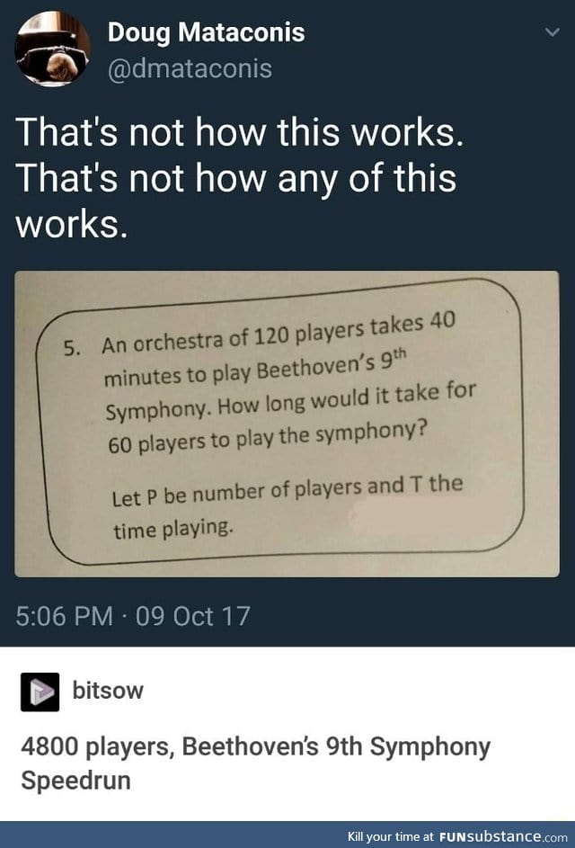 Math doesn't know music
