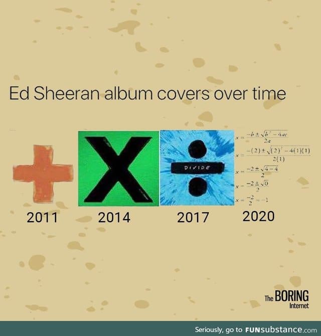 Ed Sheeran is a math guy