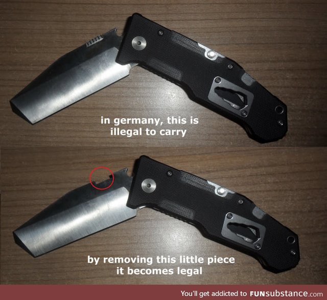 Weapon law in germany