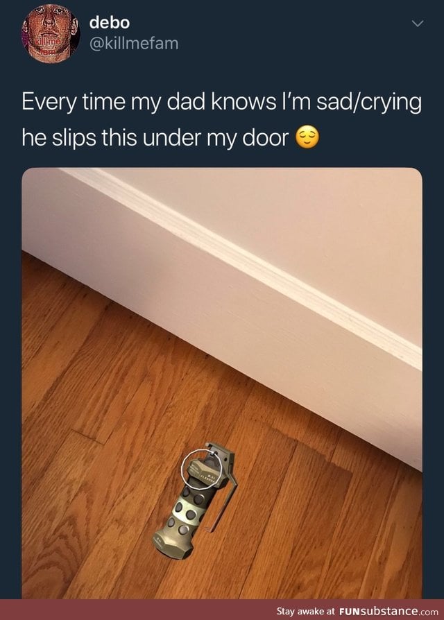 Thoughtful dad
