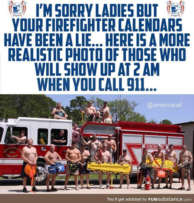 This is how real firemen look like