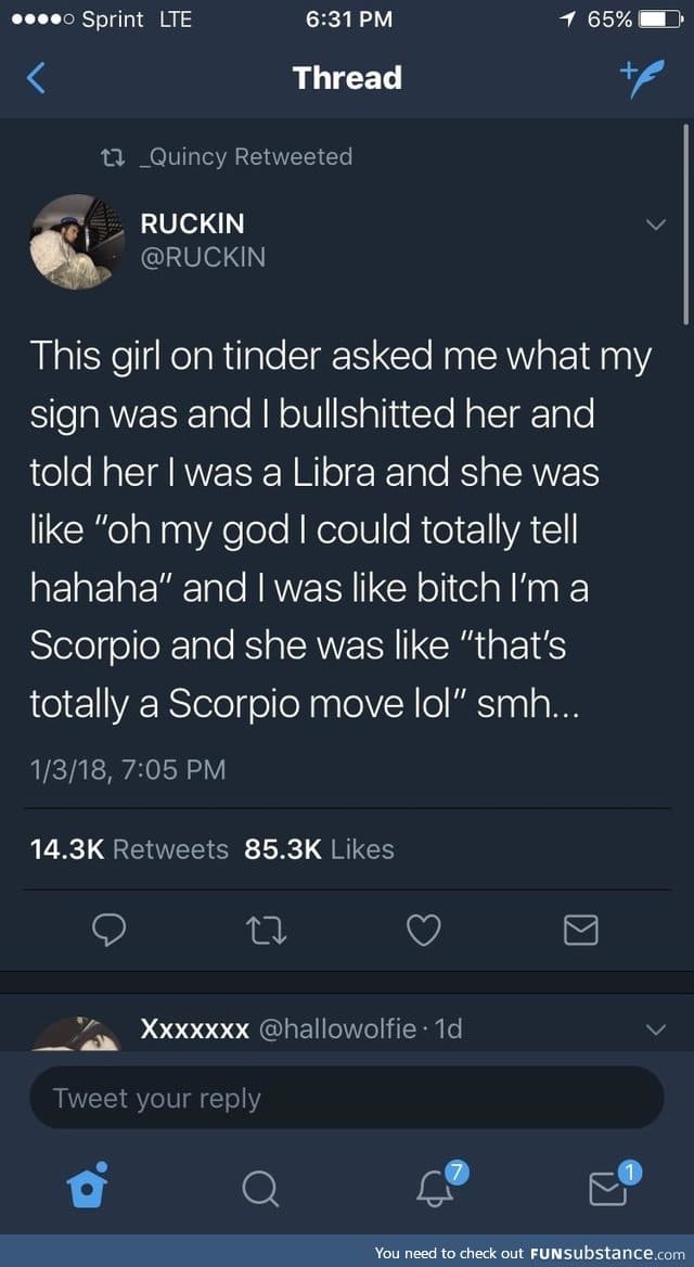 But what's your sign?
