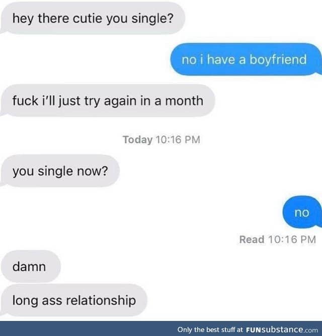 Long ass relationship