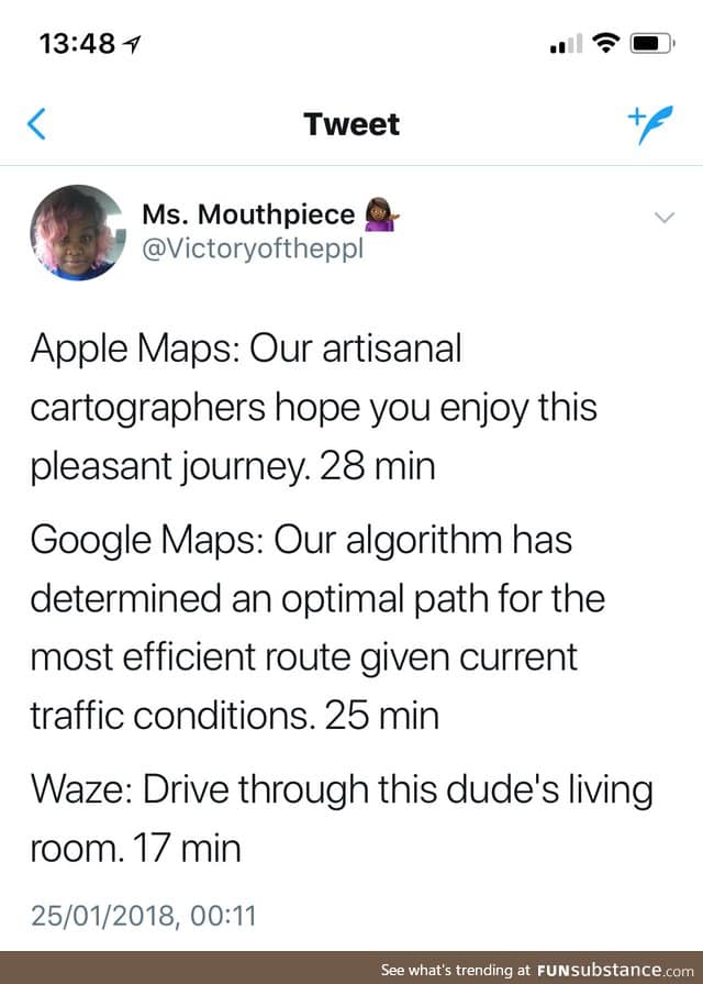 Let's try Waze