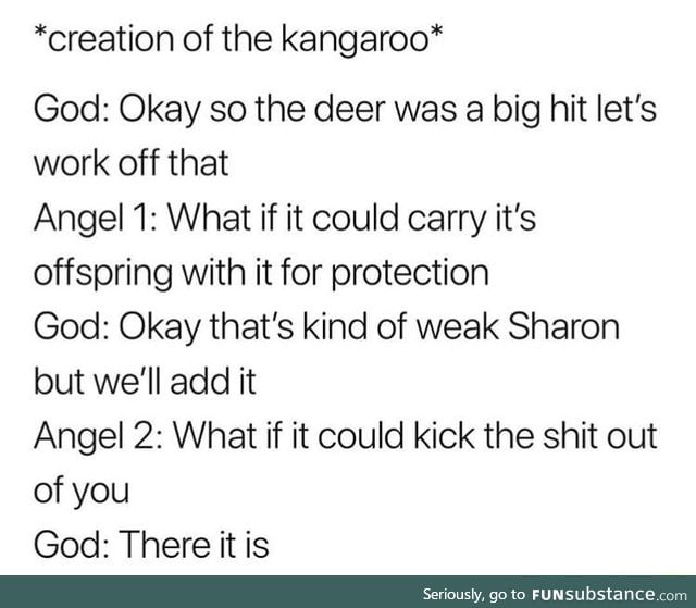 How the Kangaroo was made