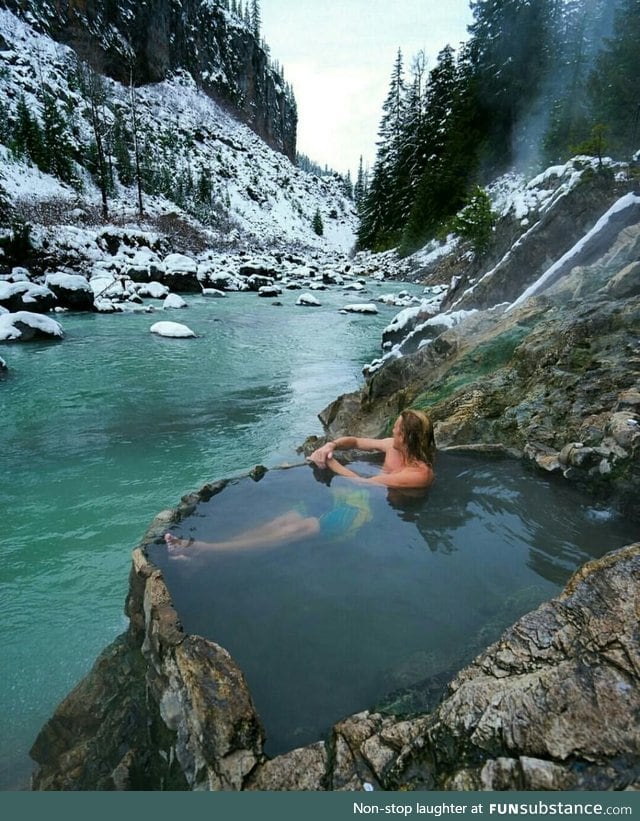 Canadian hot spring