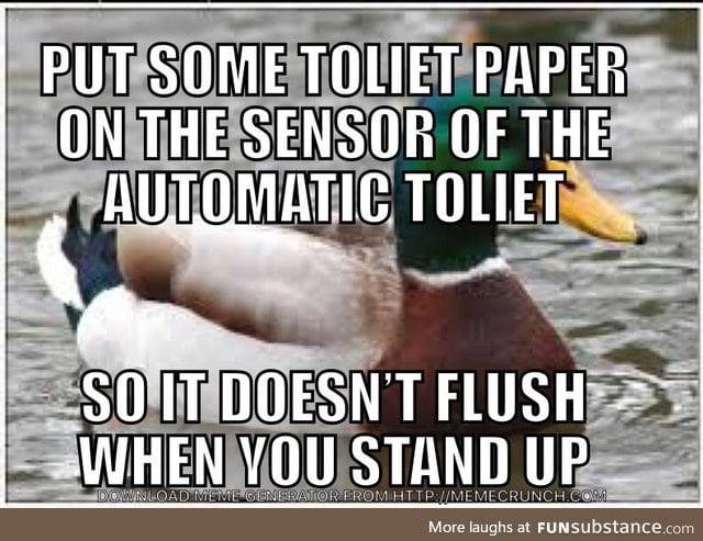 For those who hate using public toilets