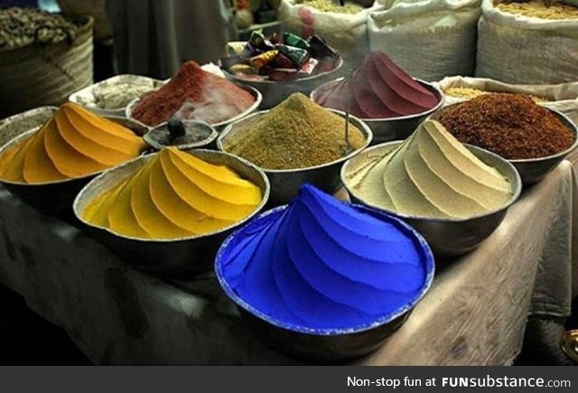 Spices in a bazar, Egypt