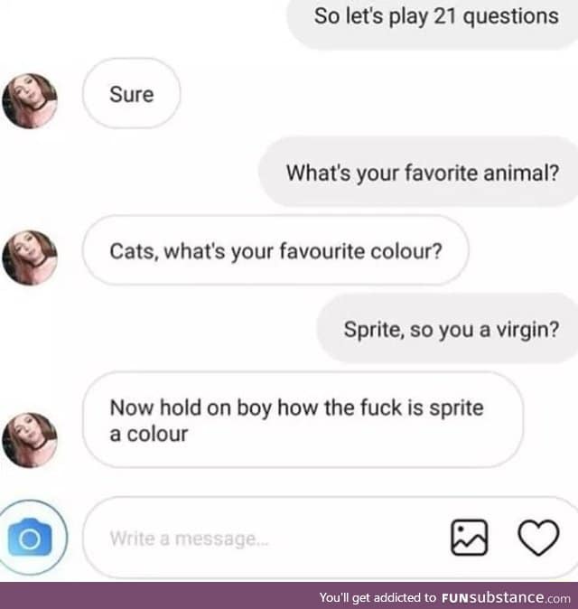 Sprite is a colour