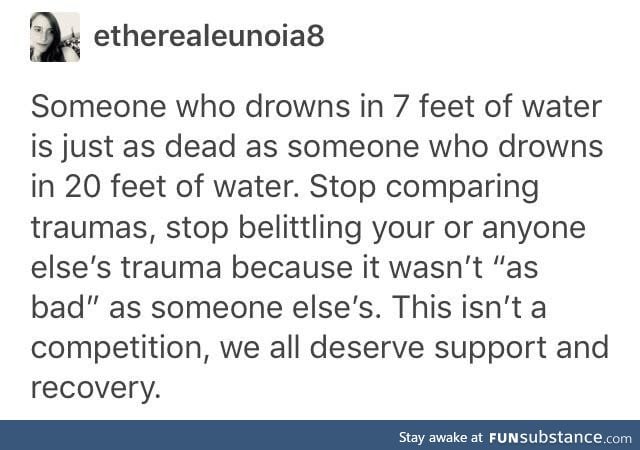 Trauma deserves recovery