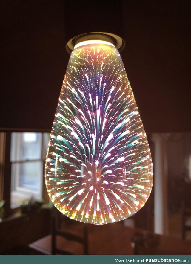 This lightbulb...It’s not very practical (barely gives off any light) but so beautiful