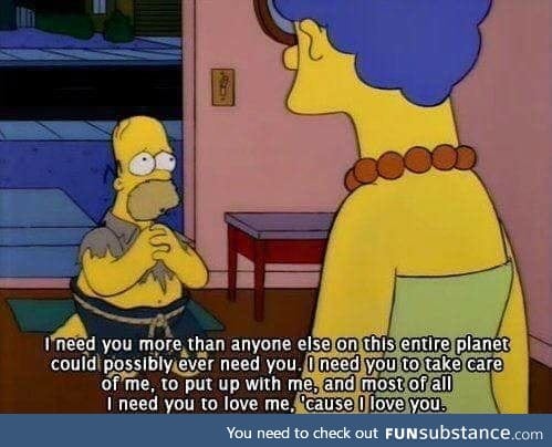 Simpsons love