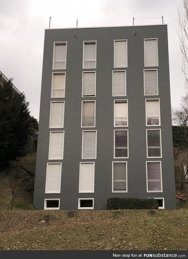 This building with windows that don't line up