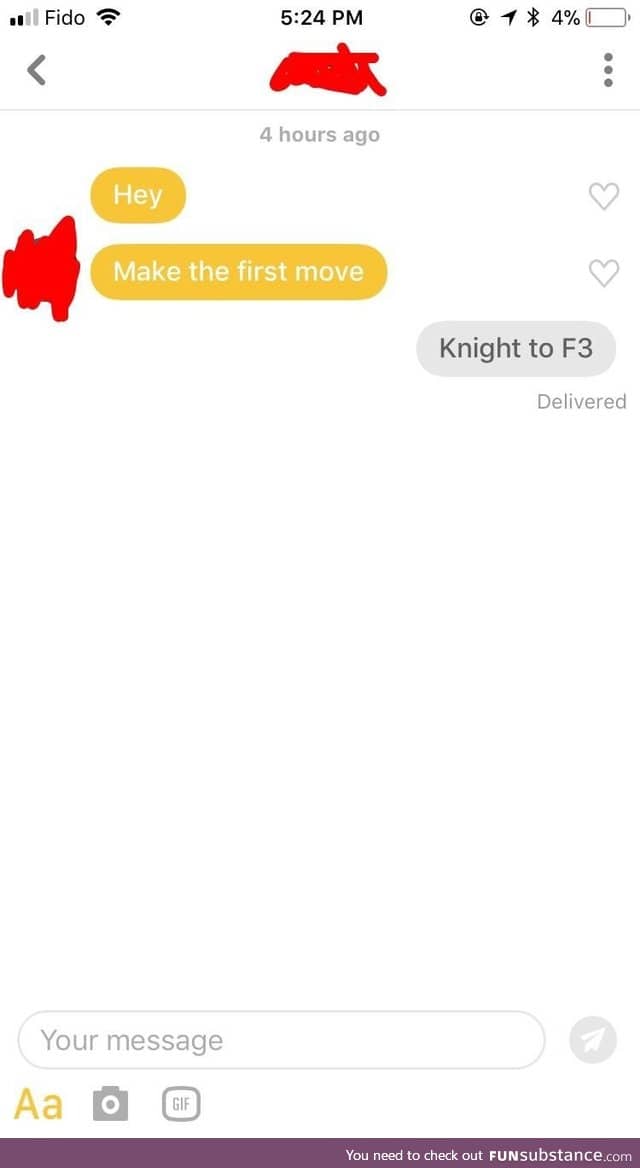 Make the first move