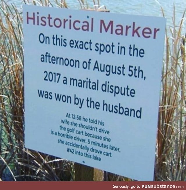 A guy won against his wife