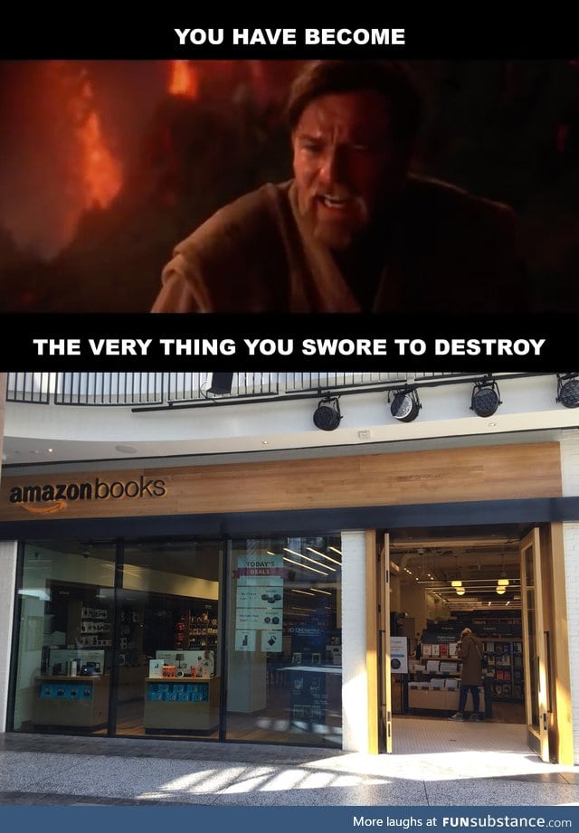 You have become the very thing you swore to destroy