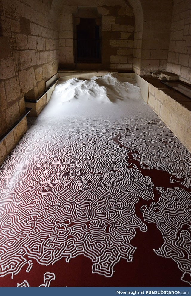A labyrinth made of salt