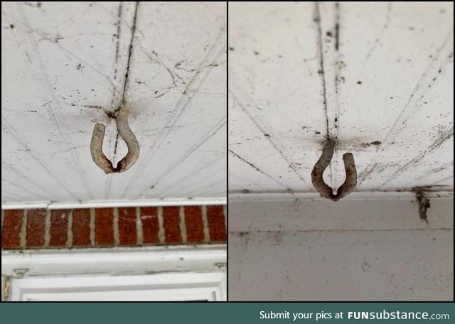 These 80 year old hooks that swung your moms porch swing