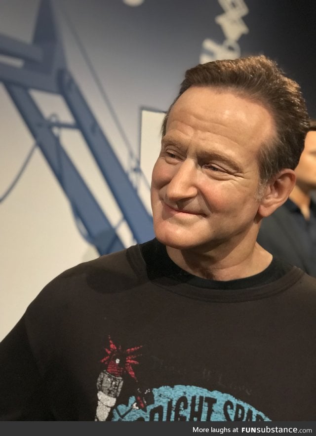 The realistic wax Robin Williams