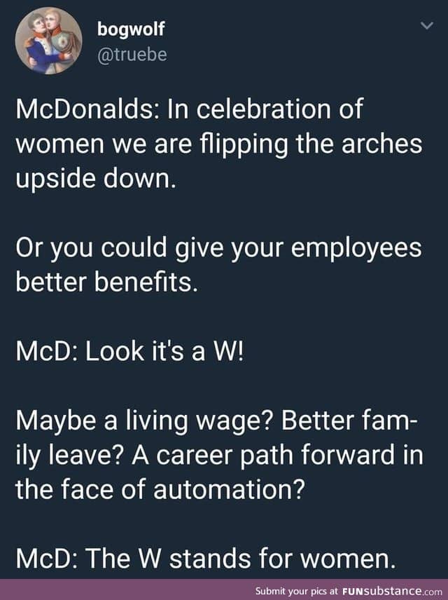 McDonald's women's day